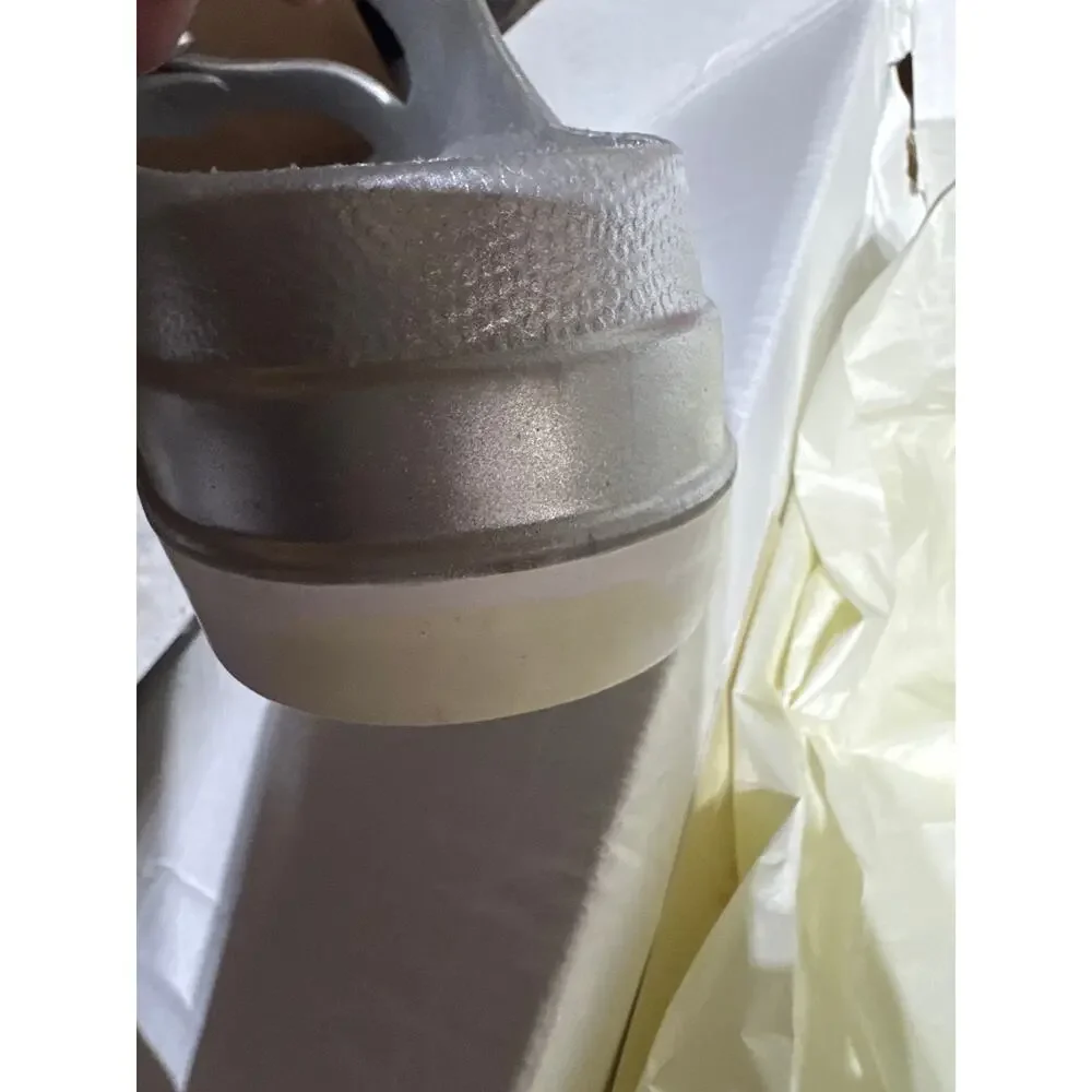 J/Slides NYC Silver Buckle Platform Sandals Slide Shoes Women Size 10